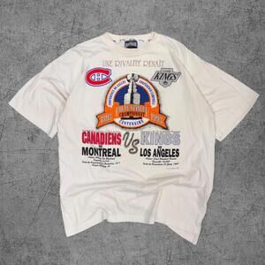 Vintage 1993 Montreal Canadians vs LA Kings NHL Tee